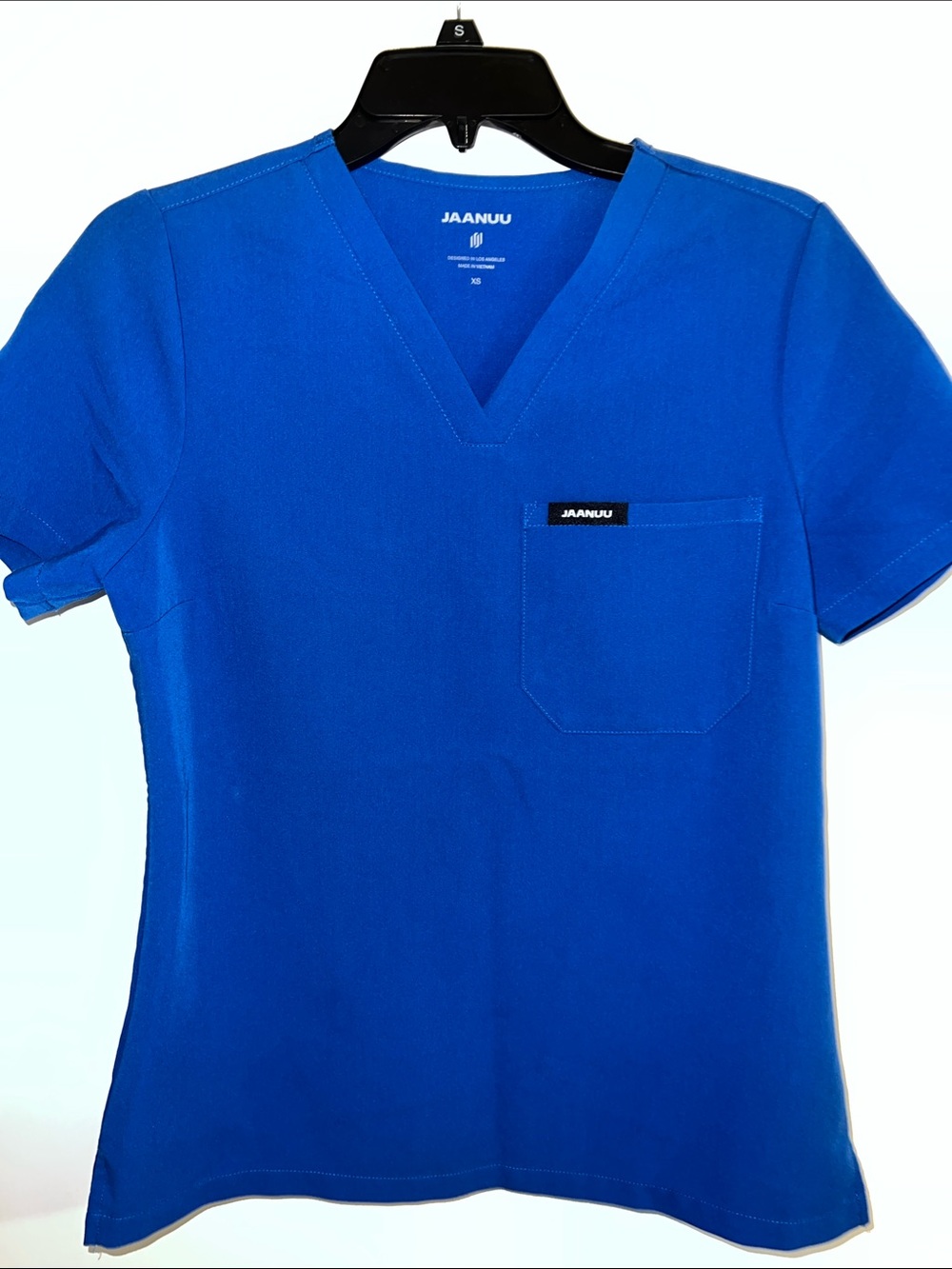 Jaanuu Women XS Scrub Top in Royal Blue